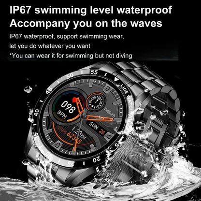 LIGE 2024 Smart Watch Waterproof +Box